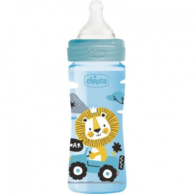 Бутылочка для кормления CHICCO WELL BEING BOY 250 мл голубой 00028623200000 Бутылочка для кормления CHICCO WELL BEING BOY 250 мл голубой 00028623200000