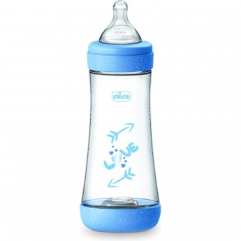 Бутылочка пластикковая CHICCO PERFECT 5 NEW BOY 300 мл быстрый поток