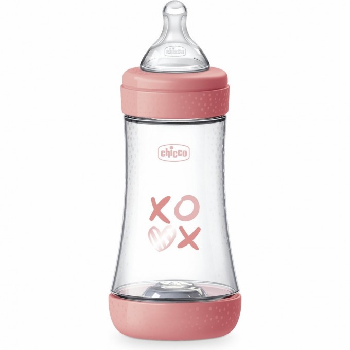 Бутылочка пластиковая CHICCO PERFECT 5 NEW GIRL 240 мл нормальный поток 00020223110040 Бутылочка пластиковая CHICCO PERFECT 5 NEW GIRL 240 мл нормальный поток 00020223110040