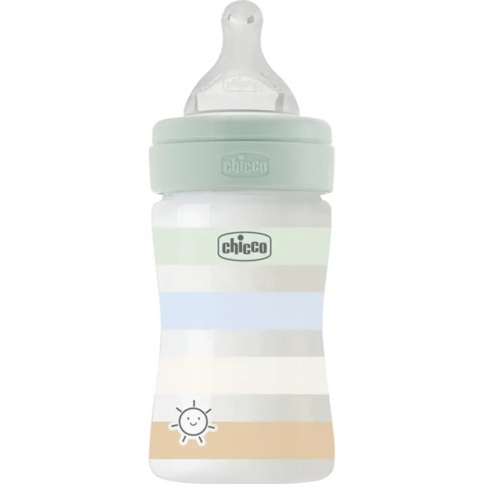 Бутылочка пластиковая CHICCO WB GREEN BOY 150 мл медленный поток 00028611210000 Бутылочка пластиковая CHICCO WB GREEN BOY 150 мл медленный поток 00028611210000