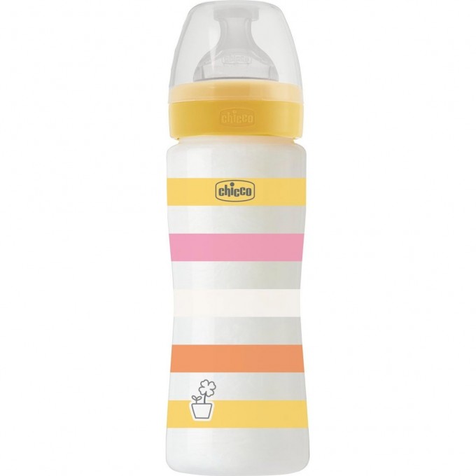 Бутылочка пластиковая CHICCO WB ORANGE UNI, 330 мл быстрый поток 00028637310000 Бутылочка пластиковая CHICCO WB ORANGE UNI, 330 мл быстрый поток 00028637310000