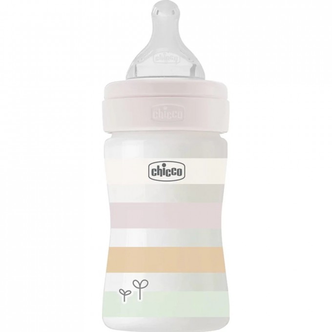 Бутылочка пластиковая CHICCO WB WHITE GIRL 150 мл с/с, медленный поток 00028611110000 Бутылочка пластиковая CHICCO WB WHITE GIRL 150 мл с/с, медленный поток 00028611110000