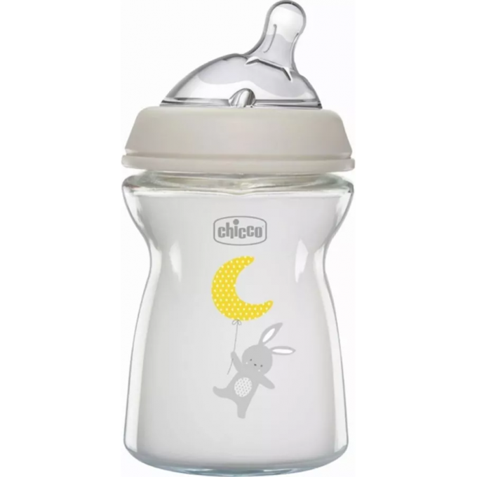 Бутылочка стеклянная CHICCO NATURAL FEELING 250 мл, 0м+ нейтральный 00081221300000 Бутылочка стеклянная CHICCO NATURAL FEELING 250 мл, 0м+ нейтральный 00081221300000