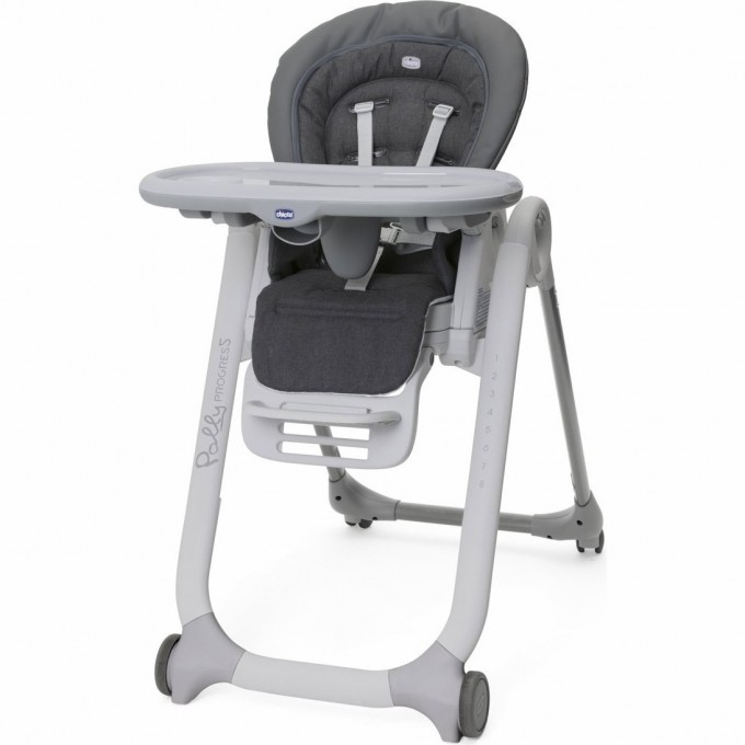Детский стульчик для кормления CHICCO POLLY PROGRES5 GREY MELANGE от 0 лет 00079336690000 Детский стульчик для кормления CHICCO POLLY PROGRES5 GREY MELANGE от 0 лет 00079336690000