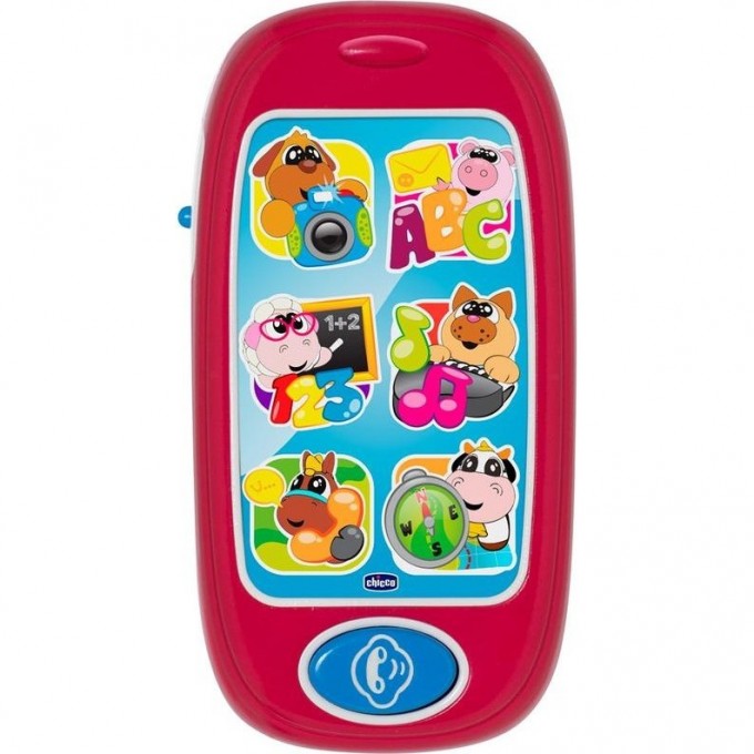 Говорящий смартфон CHICCO ABC, Красный 00007853000180 Говорящий смартфон CHICCO ABC, Красный 00007853000180