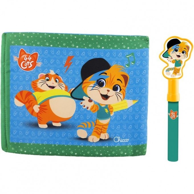 Игрушка-книжка мягкая CHICCO Lampo, Синий 00009936000000 Игрушка-книжка мягкая CHICCO Lampo, Синий 00009936000000