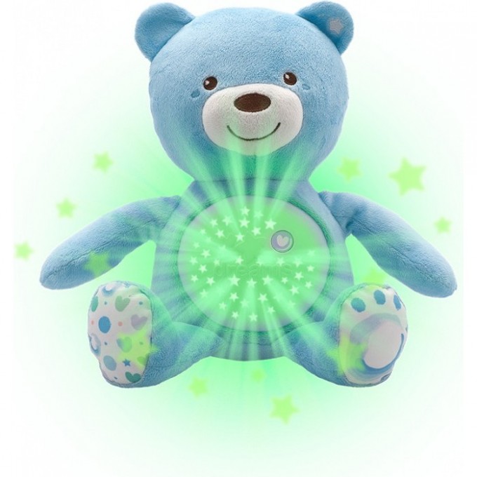 Игрушка мягкая CHICCO музыкальная МИШКА голубой 0 м+, Голубой 00008015200000 Игрушка мягкая CHICCO музыкальная МИШКА голубой 0 м+, Голубой 00008015200000