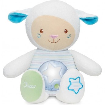 Игрушка мягкая музыкальная CHICCO ОВЕЧКА LULLABY, голубая 0м+