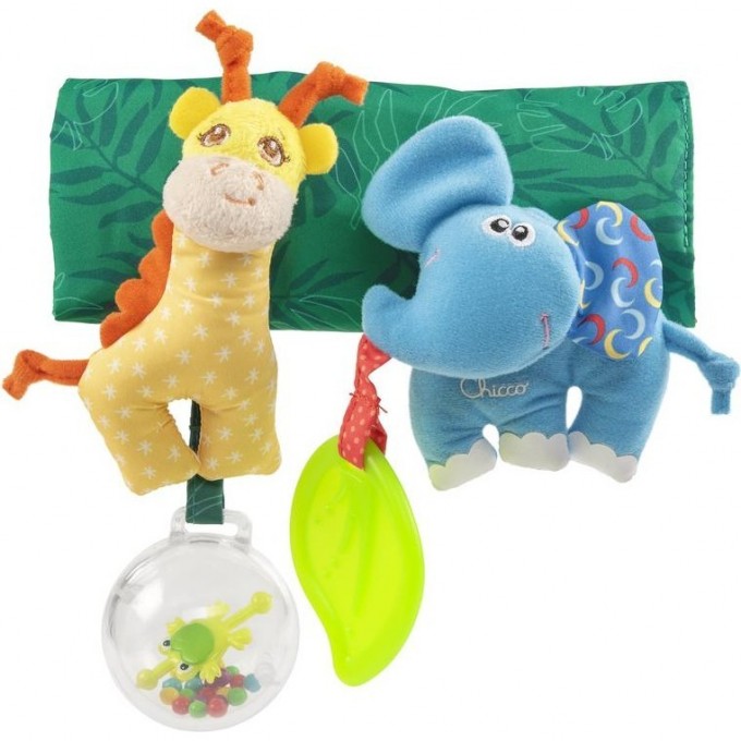 Игрушка на коляску CHICCO "Жираф и Слоник", Разноцветный 00010060000000 Игрушка на коляску CHICCO "Жираф и Слоник", Разноцветный 00010060000000
