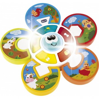 Игрушка развивающая CHICCO Guess the animal, Разноцветный