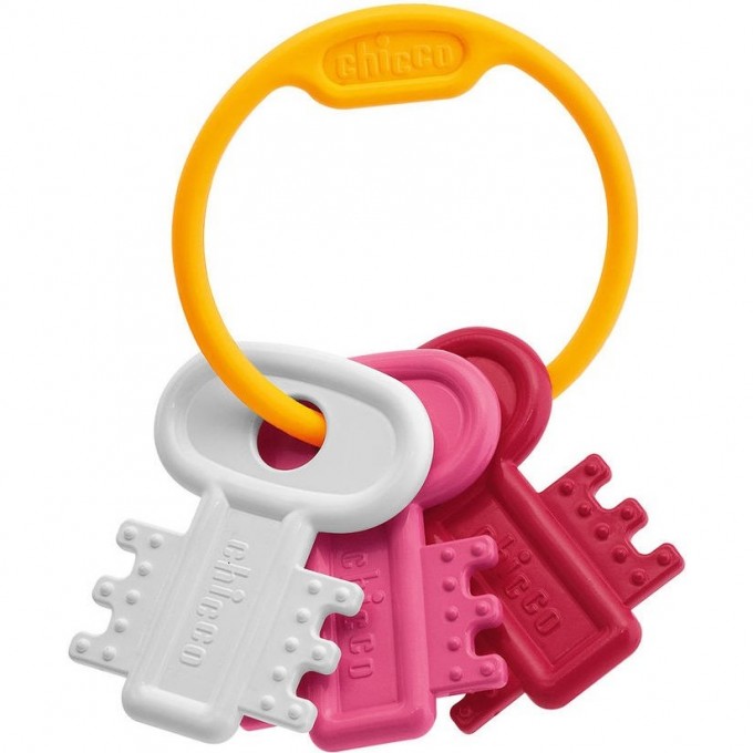 Игрушка развивающая CHICCO «Ключи на кольце», Розовый 63216100000 Игрушка развивающая CHICCO «Ключи на кольце», Розовый 63216100000