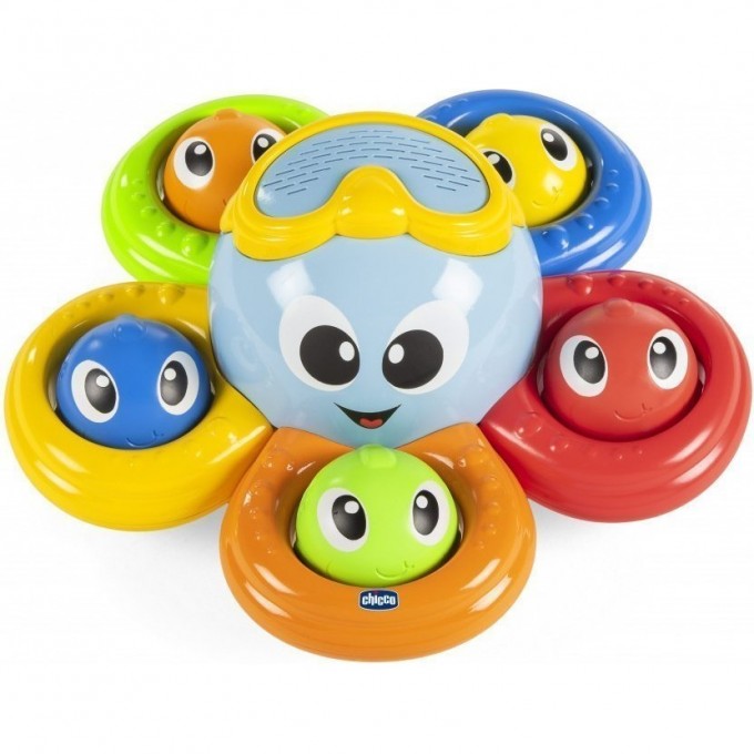 Игрушка - развивающий центр для ванны CHICCO "Осьминог", Разноцветный 00010037000000 Игрушка - развивающий центр для ванны CHICCO "Осьминог", Разноцветный 00010037000000