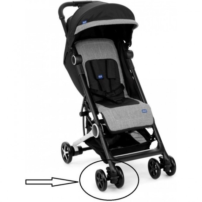 Колесо сдвоенное переднее к коляске CHICCO MIINIMO 28794440300 Колесо сдвоенное переднее к коляске CHICCO MIINIMO 28794440300
