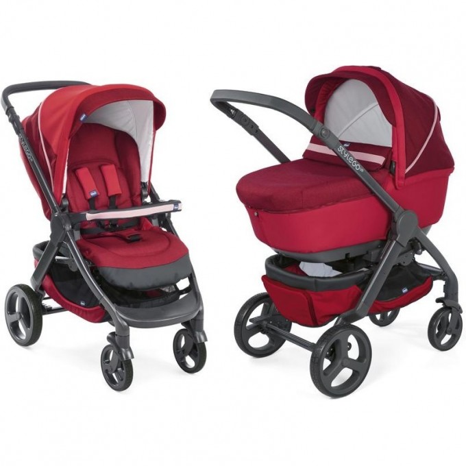 Коляска CHICCO DUO STYLEGO (2в1) UP CROSSOVER, Red Passion 07079760640000 Коляска CHICCO DUO STYLEGO (2в1) UP CROSSOVER, Red Passion 07079760640000
