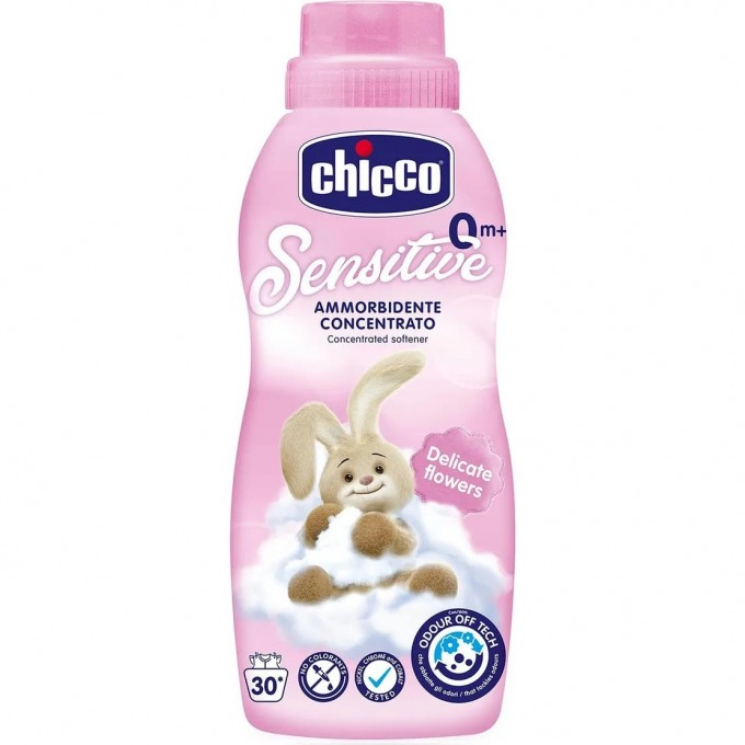 Кондиционер для белья CHICCO DELICATE FLOWERS 750 мл 5876100000 Кондиционер для белья CHICCO DELICATE FLOWERS 750 мл 5876100000