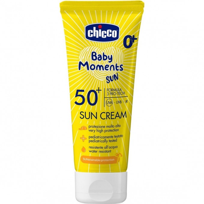 Крем солнцезащитный CHICCO SOLAR SPF50+ 75мл 00011258000000 Крем солнцезащитный CHICCO SOLAR SPF50+ 75мл 00011258000000