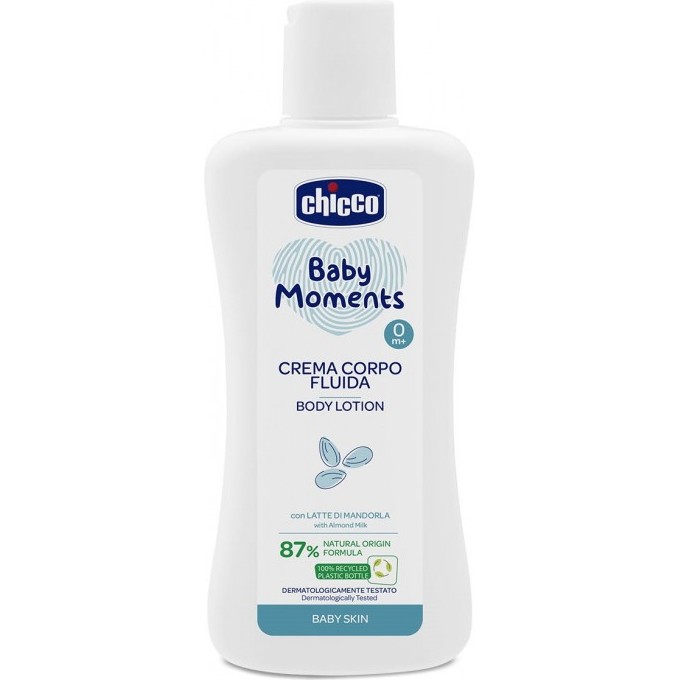 Лосьон для тела CHICCO BABY MOMENTS DELICATE SKIN 200 мл 00010595020000 Лосьон для тела CHICCO BABY MOMENTS DELICATE SKIN 200 мл 00010595020000