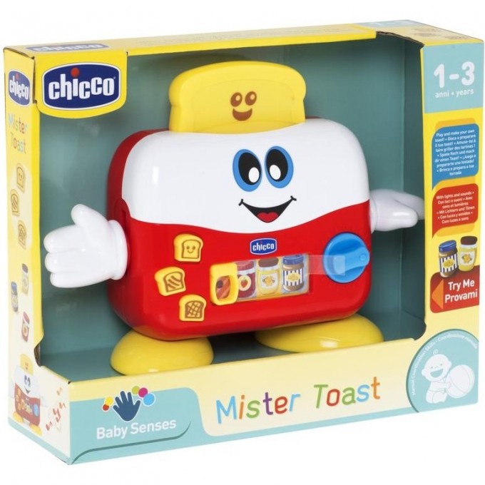 Музыкальная игрушка CHICCO "Mr Toast", Красный 9224100000 Музыкальная игрушка CHICCO "Mr Toast", Красный 9224100000