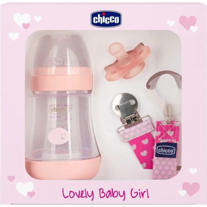 Набор CHICCO PERFECT 5 бутылочка пластиковая 150мл пустышка силиконовая розовый 00020211610000 Набор CHICCO PERFECT 5 бутылочка пластиковая 150мл пустышка силиконовая розовый 00020211610000