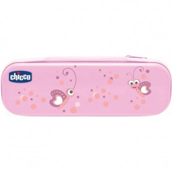 Набор детский для чистки зубов CHICCO, Розовый Набор детский для чистки зубов CHICCO, Розовый