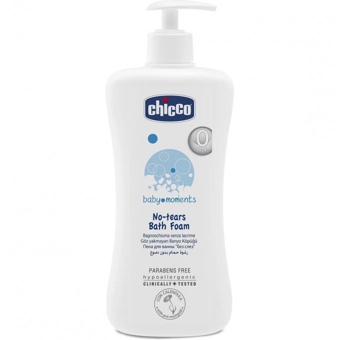 Пена для ванны CHICCO BABY MOMENTS без слез 500 мл 10580000000 Пена для ванны CHICCO BABY MOMENTS без слез 500 мл 10580000000