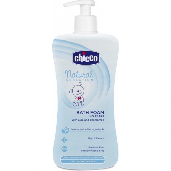 Пена для ванны CHICCO NATURAL SENSATION, 500 мл 7713100000 Пена для ванны CHICCO NATURAL SENSATION, 500 мл 7713100000