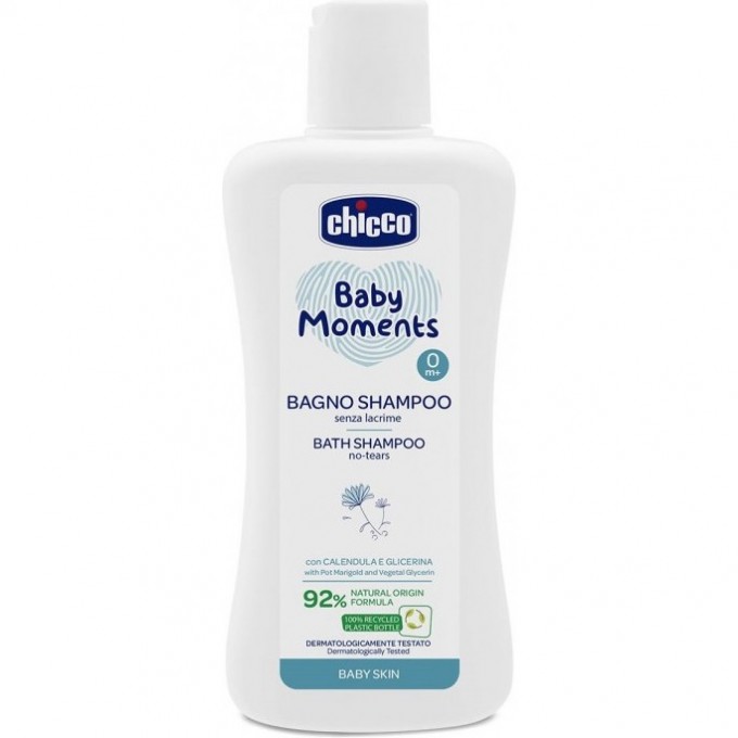 Пена-шампунь без слез CHICCO BABY MOMENTS 0м+, 200 мл 00010590000000 Пена-шампунь без слез CHICCO BABY MOMENTS 0м+, 200 мл 00010590000000