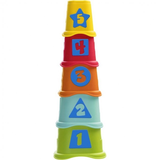 Пирамидка CHICCO Stacking Cups, Разноцветный 00009373000000 Пирамидка CHICCO Stacking Cups, Разноцветный 00009373000000