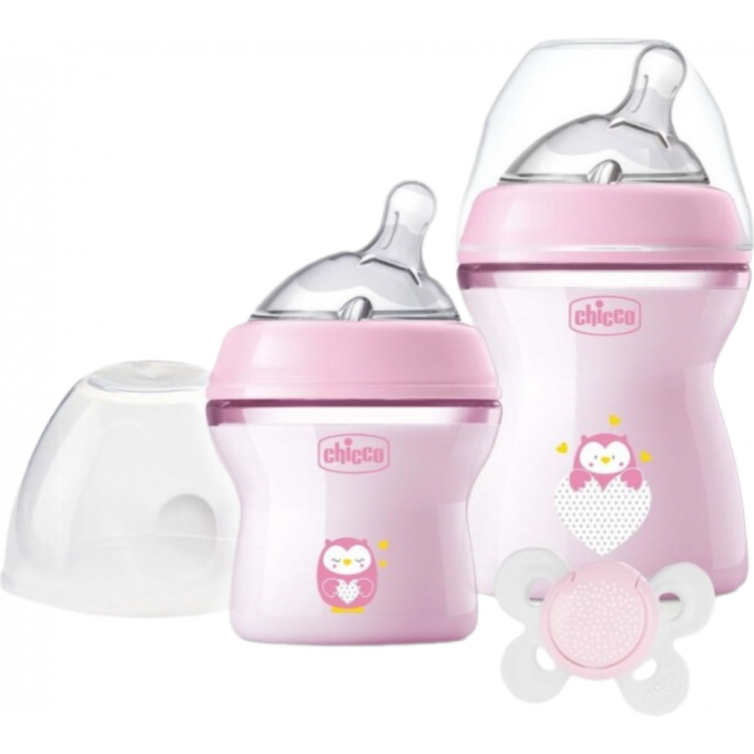Подарочный набор CHICCO NF GIRL: бутылочка 150 мл бутылочка 250 мл пустышка 00081311600000 Подарочный набор CHICCO NF GIRL: бутылочка 150 мл бутылочка 250 мл пустышка 00081311600000
