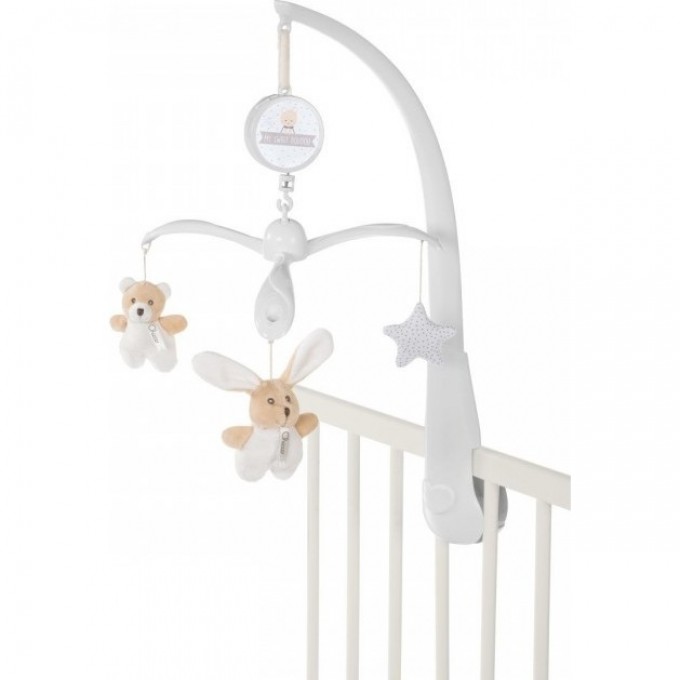Подвеска-мобиль CHICCO Bear & Bunny, белый 9714000000 Подвеска-мобиль CHICCO Bear & Bunny, белый 9714000000