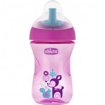 Поильник CHICCO ADVANCED CUP 12+, розовый Поильник CHICCO ADVANCED CUP 12+, розовый
