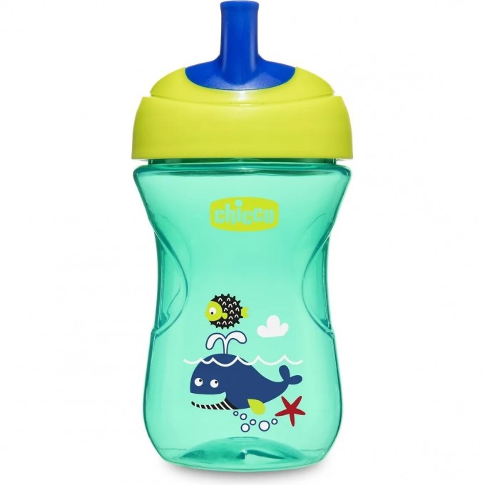 Поильник CHICCO ADVANCED CUP 12+, зеленый 00006941220180 Поильник CHICCO ADVANCED CUP 12+, зеленый 00006941220180