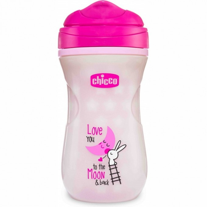 Поильник CHICCO GLOWING CUP, Розовый 00006971100000 Поильник CHICCO GLOWING CUP, Розовый 00006971100000