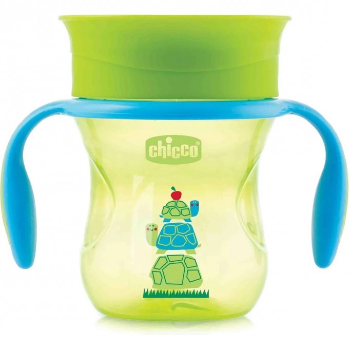 Поильник CHICCO PERFECT CUP 12+, зеленый 00006951300000 Поильник CHICCO PERFECT CUP 12+, зеленый 00006951300000