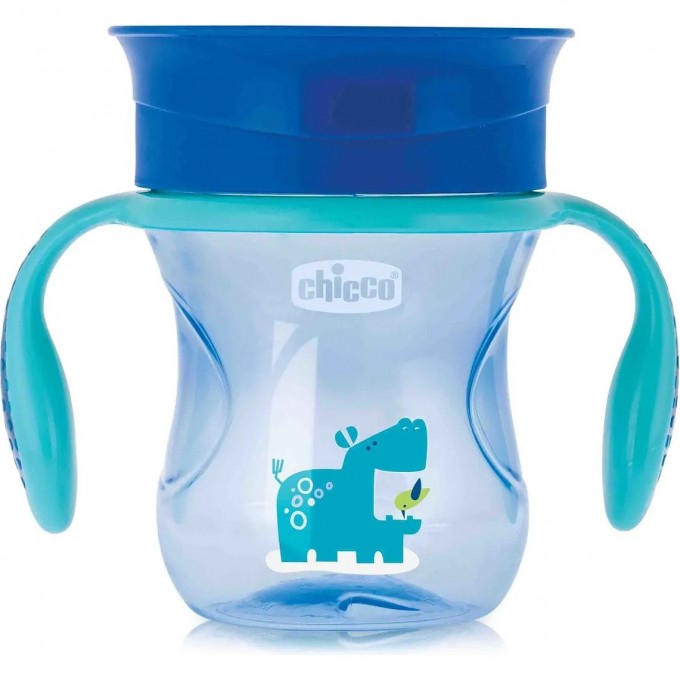 Поильник CHICCO PERFECT CUP 12м+ голубой 00006951200000 Поильник CHICCO PERFECT CUP 12м+ голубой 00006951200000