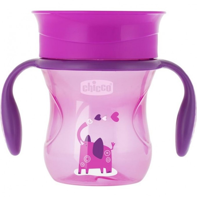 Поильник CHICCO PERFECT CUP, Розовый 00006951100050 Поильник CHICCO PERFECT CUP, Розовый 00006951100050
