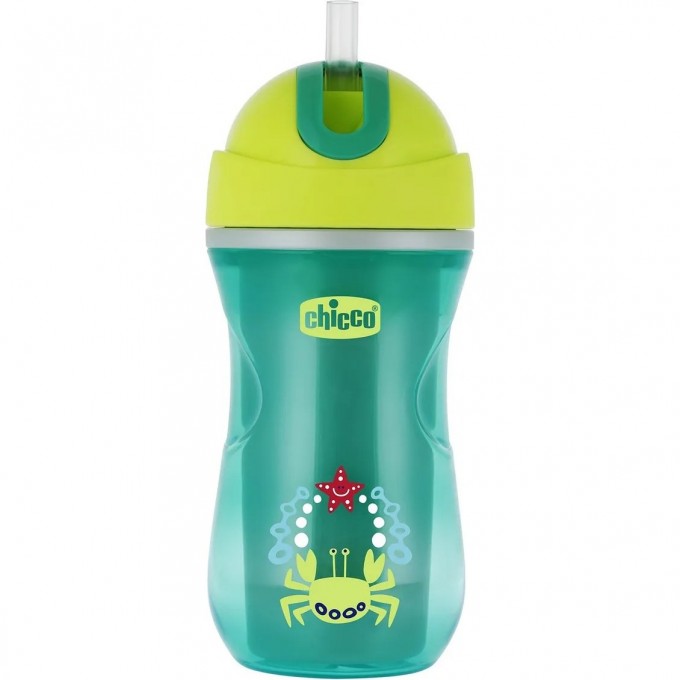 Поильник CHICCO SPORT CUP 14+, зеленый 6991310180 Поильник CHICCO SPORT CUP 14+, зеленый 6991310180