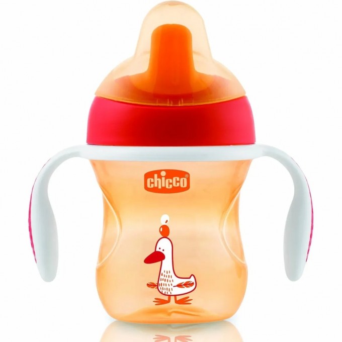 Поильник CHICCO TRAINING CUP 6+, оранжевый 6921310180 Поильник CHICCO TRAINING CUP 6+, оранжевый 6921310180