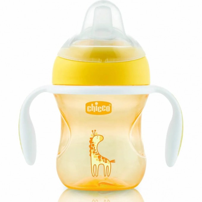 Поильник CHICCO TRANSITION CUP 4м+, оранжевый 00006911320180 Поильник CHICCO TRANSITION CUP 4м+, оранжевый 00006911320180