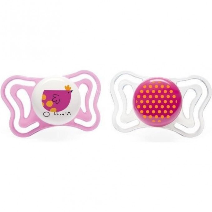 Пустышка CHICCO PHYSIO LIGHT GIRL 16-36M SIL 2P C 00071035110000 Пустышка CHICCO PHYSIO LIGHT GIRL 16-36M SIL 2P C 00071035110000