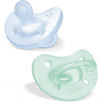 Пустышка CHICCO PHYSIOFORMA SOFT blue 2-6 мес 2 шт