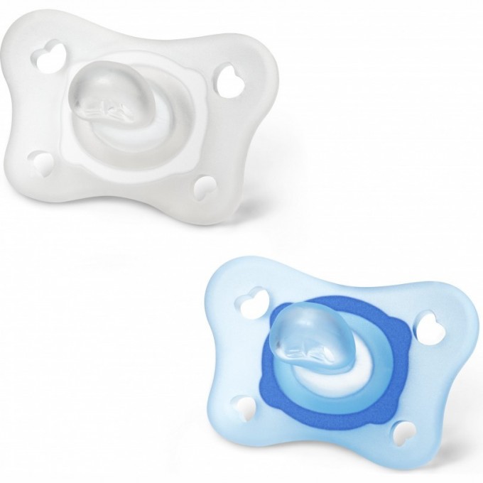 Пустышка силиконовая CHICCO PHYSIO SOFT MINI 2 шт голубой 00073221210000 Пустышка силиконовая CHICCO PHYSIO SOFT MINI 2 шт голубой 00073221210000