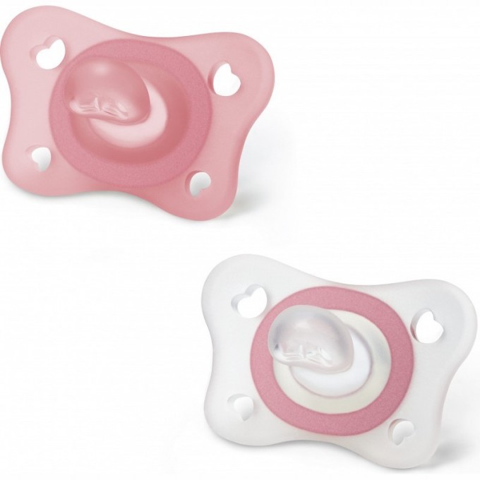Пустышка силиконовая CHICCO PHYSIO SOFT MINI, 2мес+ 2 шт розовый 00073231110000 Пустышка силиконовая CHICCO PHYSIO SOFT MINI, 2мес+ 2 шт розовый 00073231110000