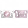 Пустышка силиконовая CHICCO PHYSIOFORMA MICRO Pink 0-2 мес 2 шт 00075126110000