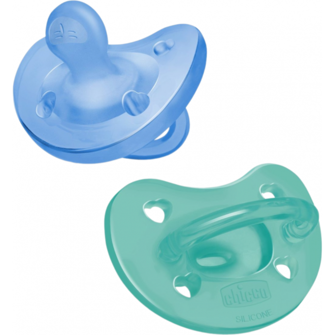 Пустышка силиконовая CHICCO PHYSIOFORMA SOFT blue 6-16 мес 2 шт 00073087210000 Пустышка силиконовая CHICCO PHYSIOFORMA SOFT blue 6-16 мес 2 шт 00073087210000