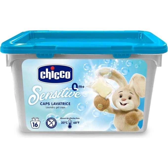 Средство для стирки CHICCO в капсулах 16 шт 10104000000 Средство для стирки CHICCO в капсулах 16 шт 10104000000
