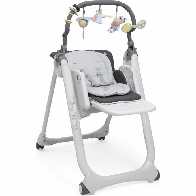 Стульчик CHICCO POLLY MAGIC RELAX GREY MELANGE 00079502690000 Стульчик CHICCO POLLY MAGIC RELAX GREY MELANGE 00079502690000
