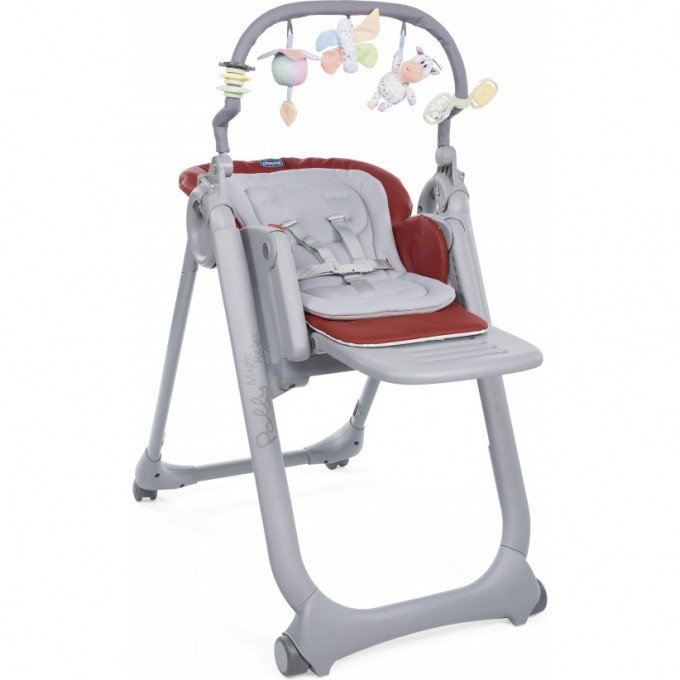 Стульчик CHICCO POLLY MAGIC RELAX RED PASSION 00079502640000 Стульчик CHICCO POLLY MAGIC RELAX RED PASSION 00079502640000