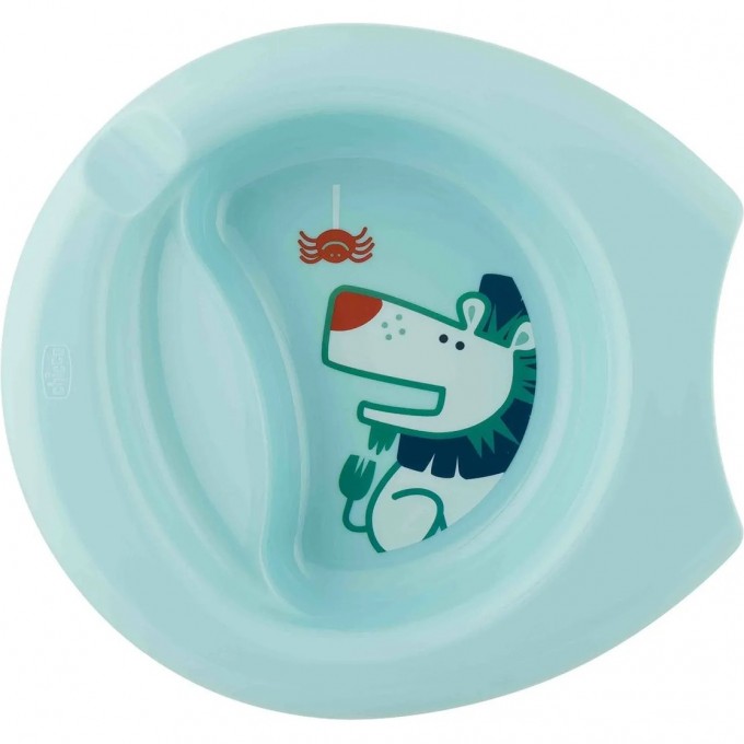 Тарелка CHICCO EASY FEEDING BOWL 6м+ голубая 16001200000 Тарелка CHICCO EASY FEEDING BOWL 6м+ голубая 16001200000